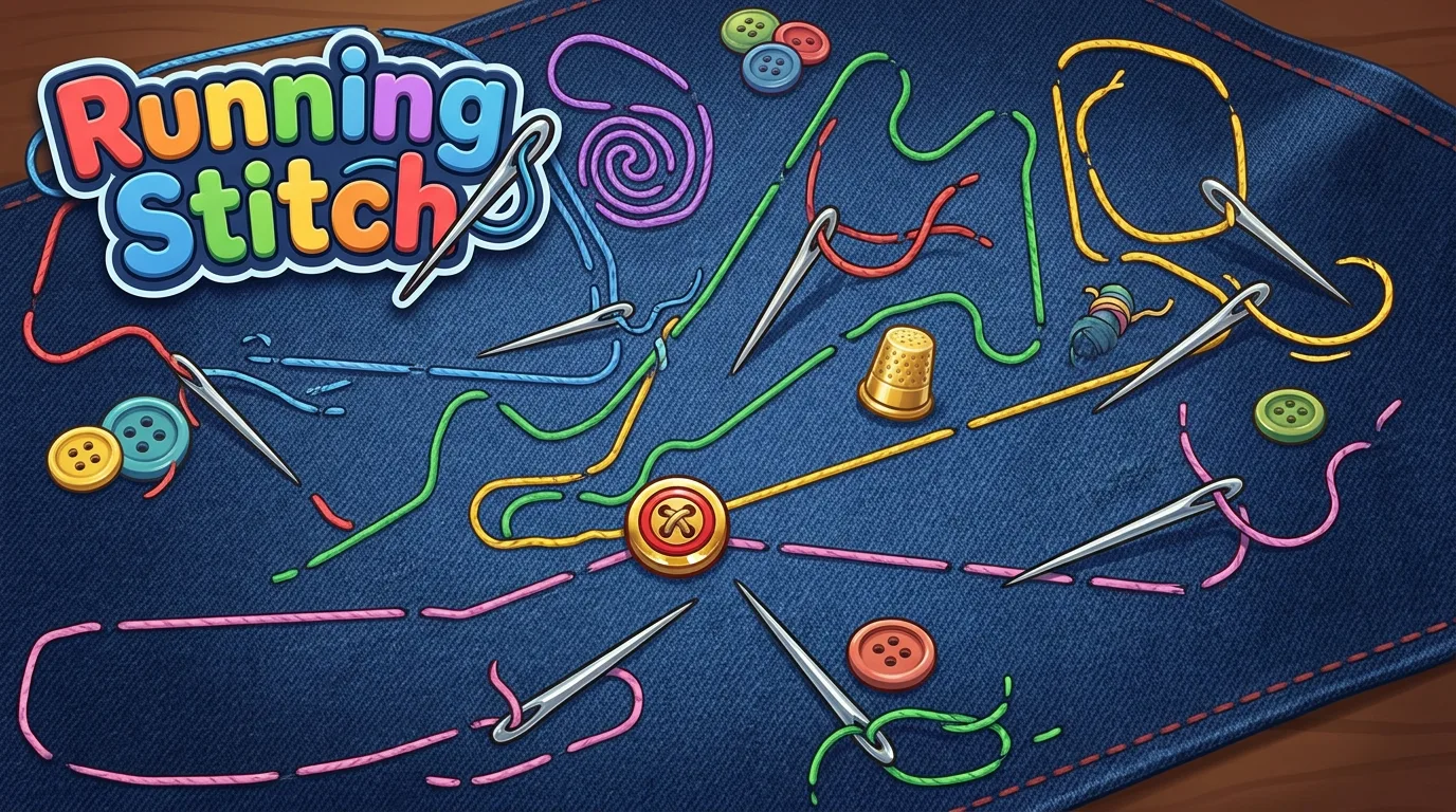 Illustration for Running Stitch